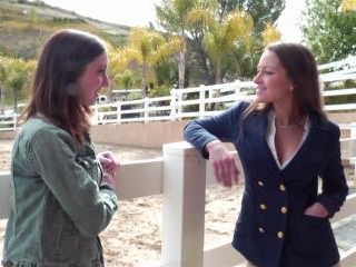 Ally Evans and Dani Daniels erotic lesbian scene